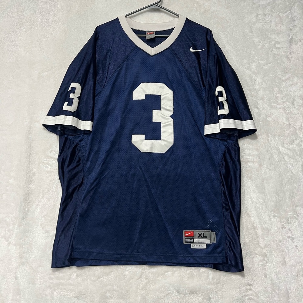 Nike Penn State Nittany Lions #3 Football Jersey Men’s XL PSU +2Length Authentic